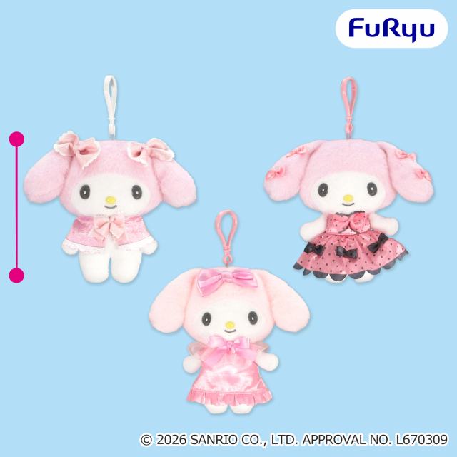 マイメロディSANRIO FES 2026 カラフルリンクコーデ くりっぴぃ ぬいぐるみ