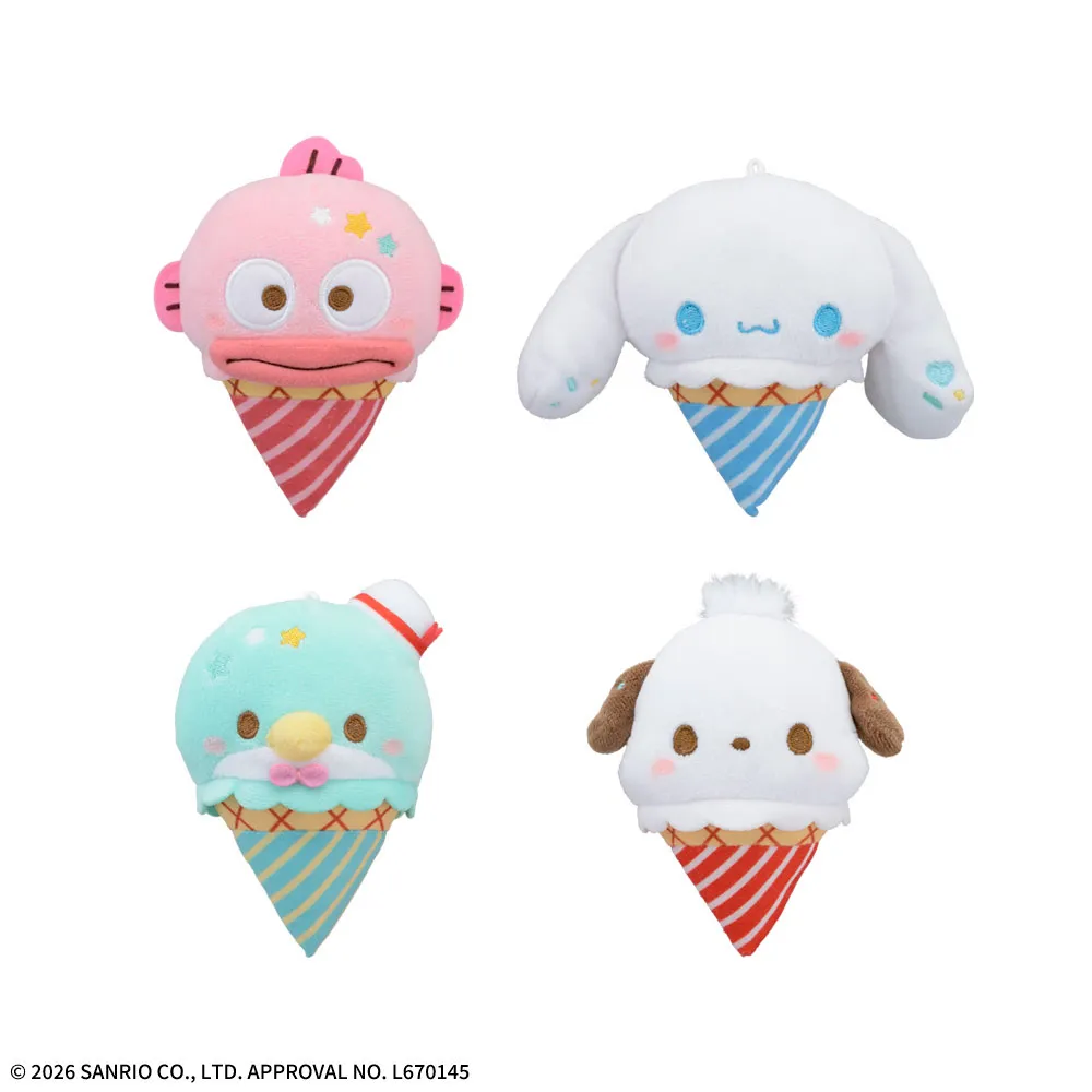 ゆるかわ　サンリオキャラクターズ　マスコット　Pop'n Ice Stand　～Boys～