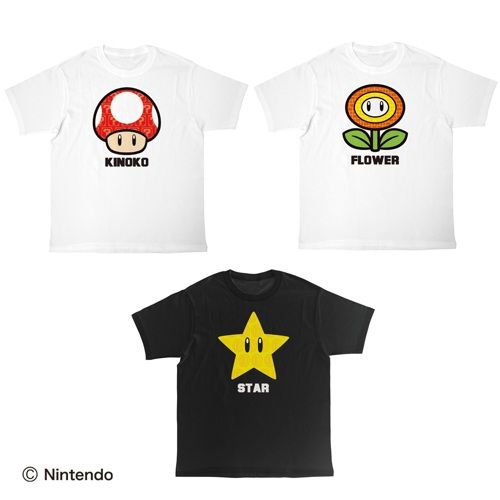 スーパーマリオTシャツアイテムシリーズ