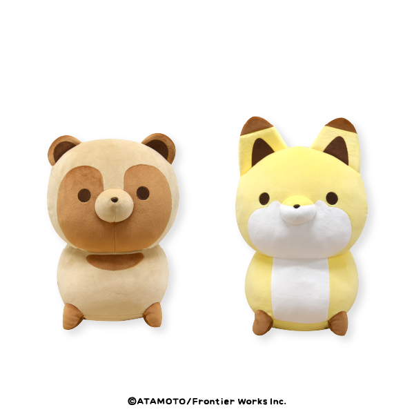 タヌキとキツネ　ましゅもっち