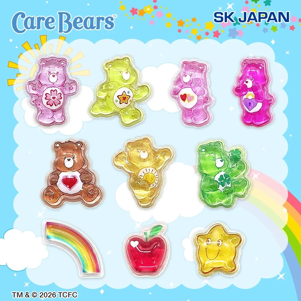 ケアベア™　ぷっくりシール【ラウンドワン限定】