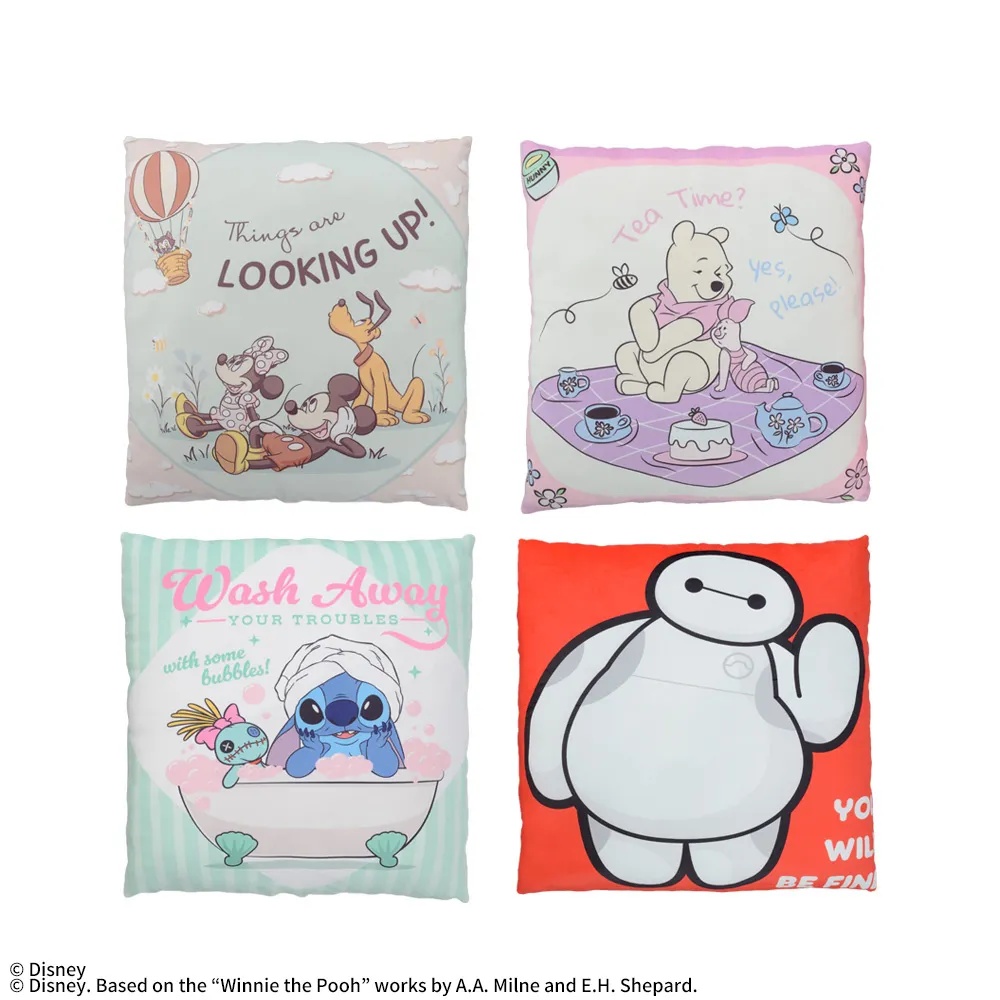 ディズニーキャラクター スーパーギガザッカぐらもっちクッション