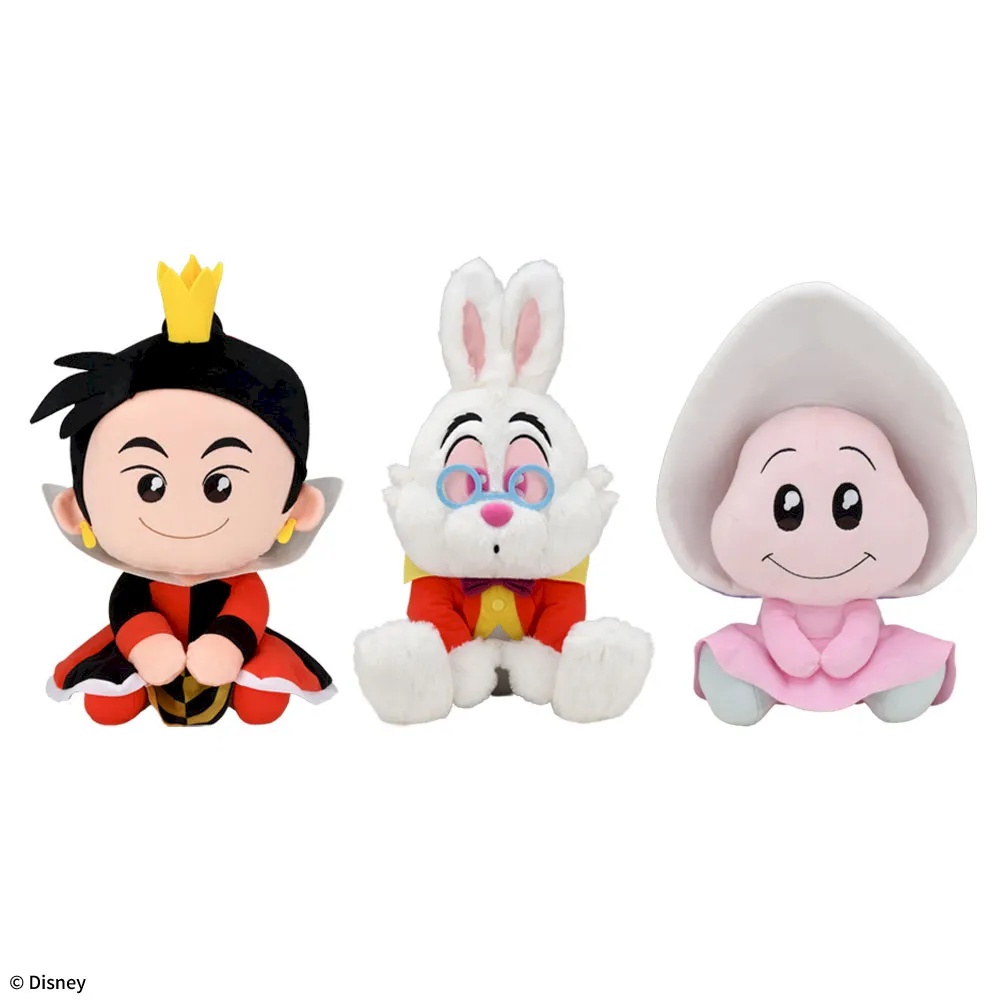 ハートの女王&白うさぎ&ヤングオイスター　うるりぃみぃ　ぬいぐるみ
