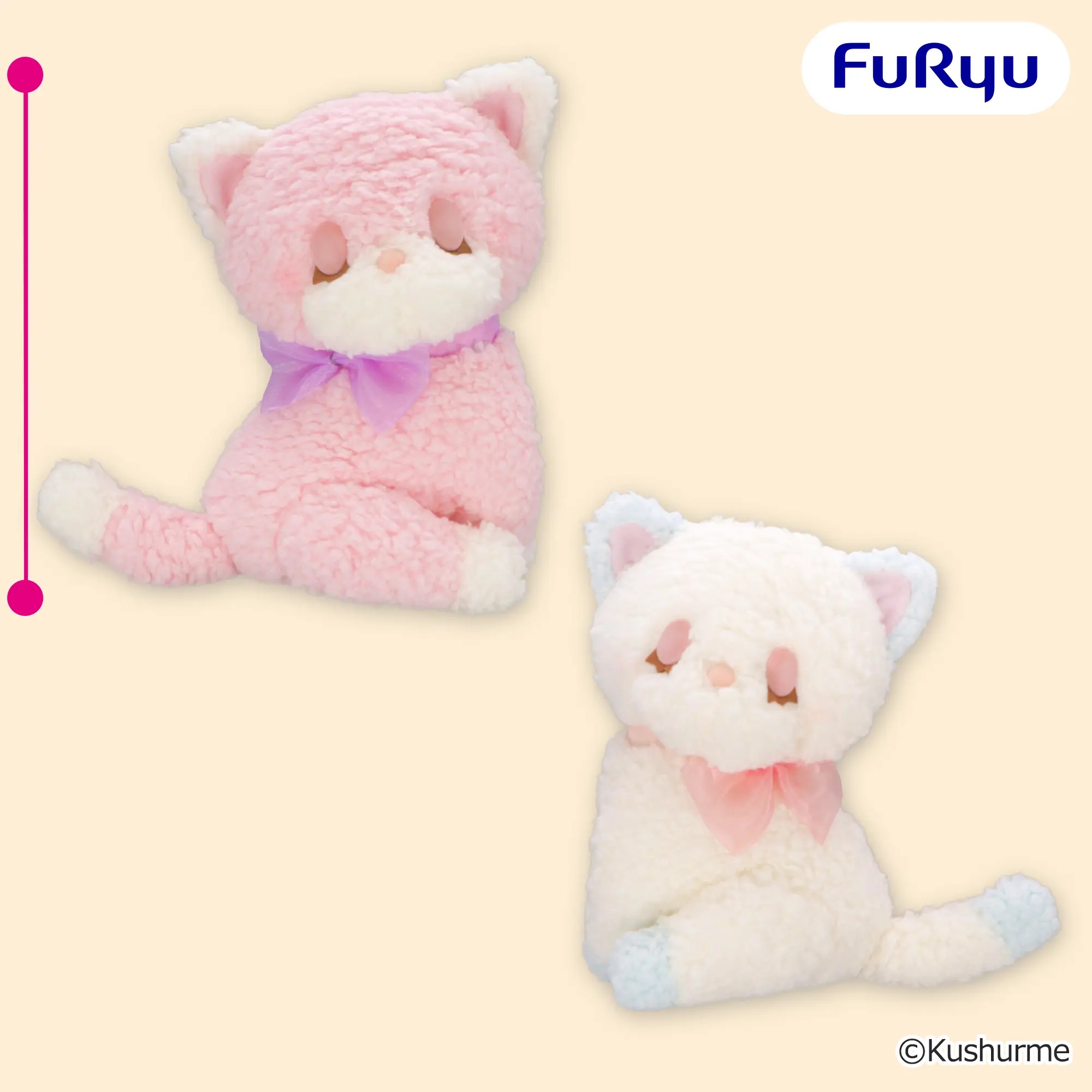Kushurme おすましねこちゃんBIGぬいぐるみ