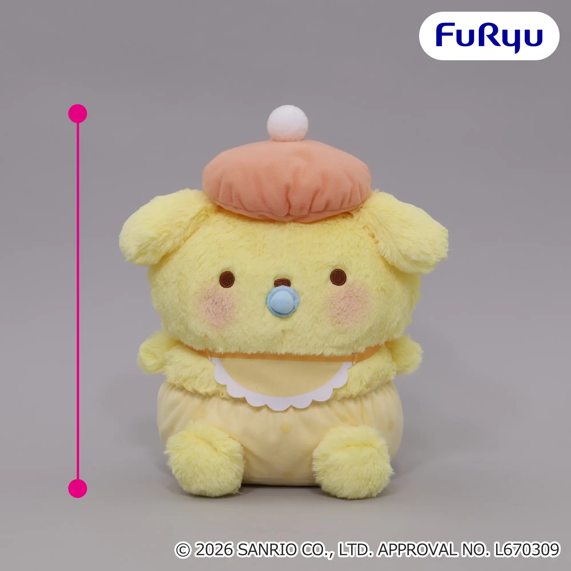 ポムポムプリン ベビーエンジェルBIGぬいぐるみ