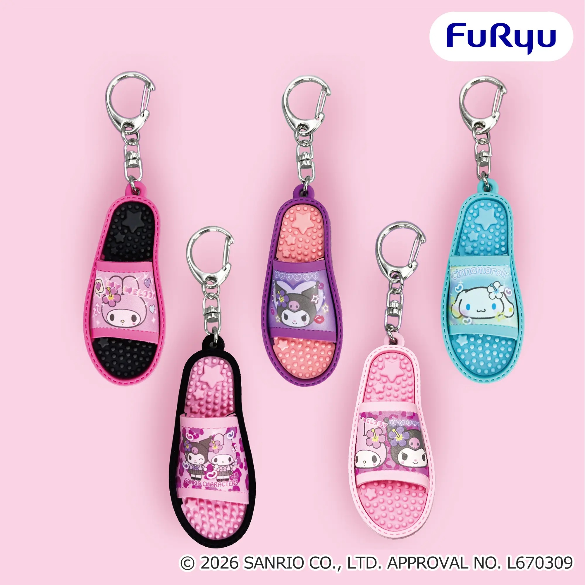 サンリオキャラクターズ ギャルっぽサンダルマスコット