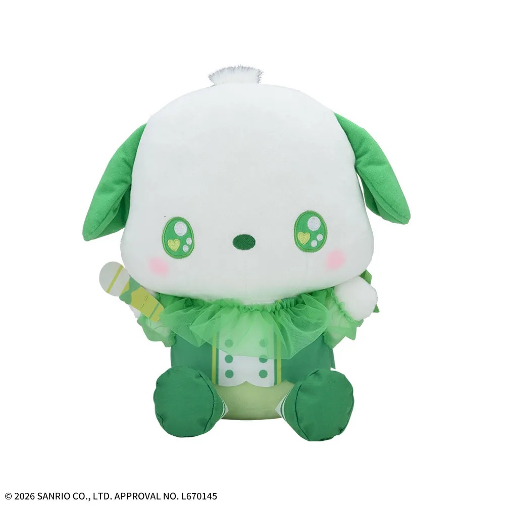 ゆるかわ サンリオキャラクターズ Lぬいぐるみ‐ポチャッコ‐ Stand Up Dream!