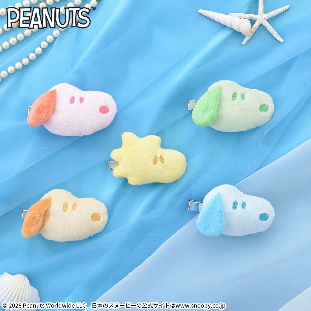 SNOOPY™ マスコットヘアクリップ シャーベットカラーVer.