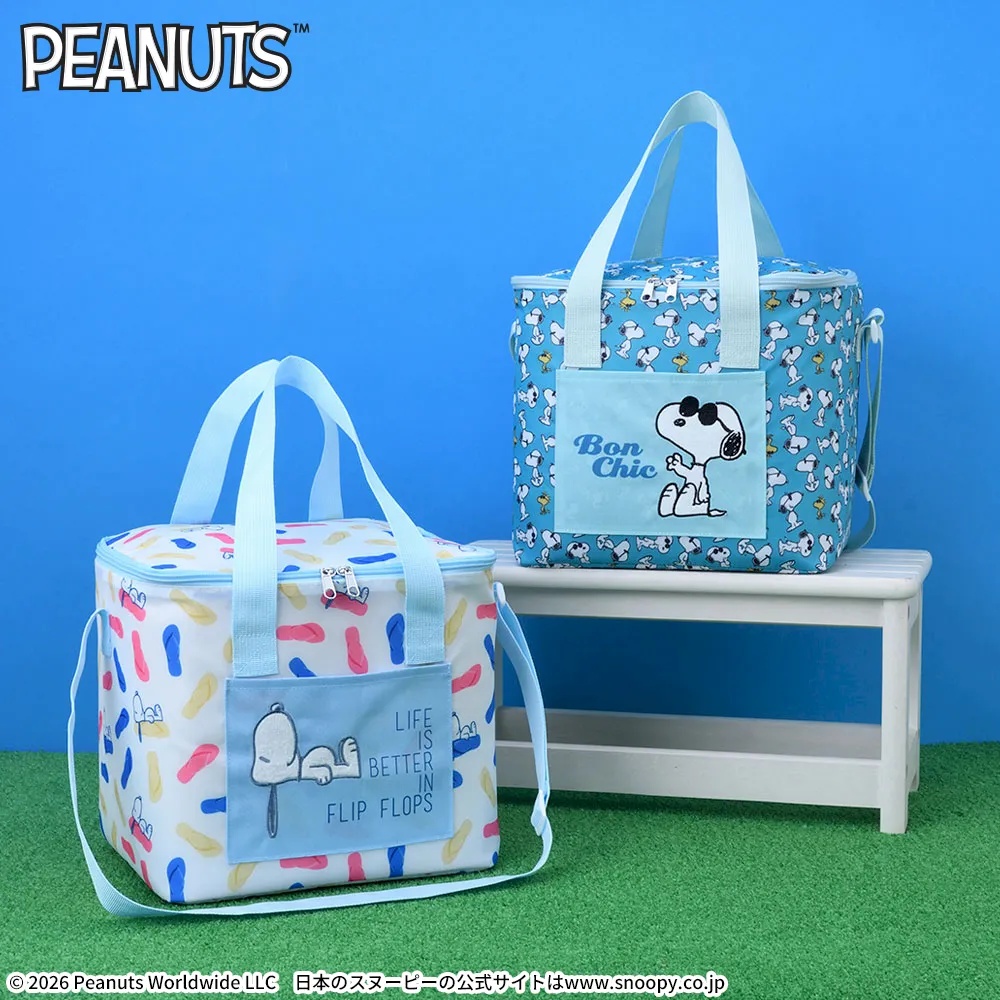 SNOOPY™ プラチナムザッカアップリケクーラーバッグ