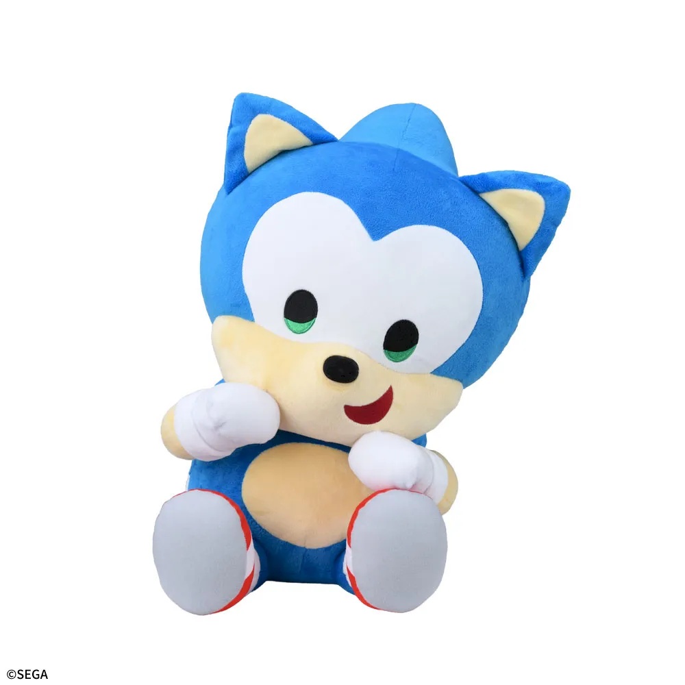 SONIC & FRIENDS　ひょこぴょこ　LLぬいぐるみ‐ソニック‐　ラウンドワン限定Ver.