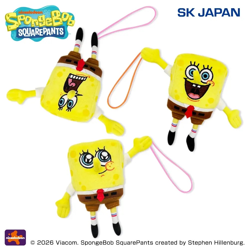 スポンジ・ボブ　ぶらさがりマスコット
