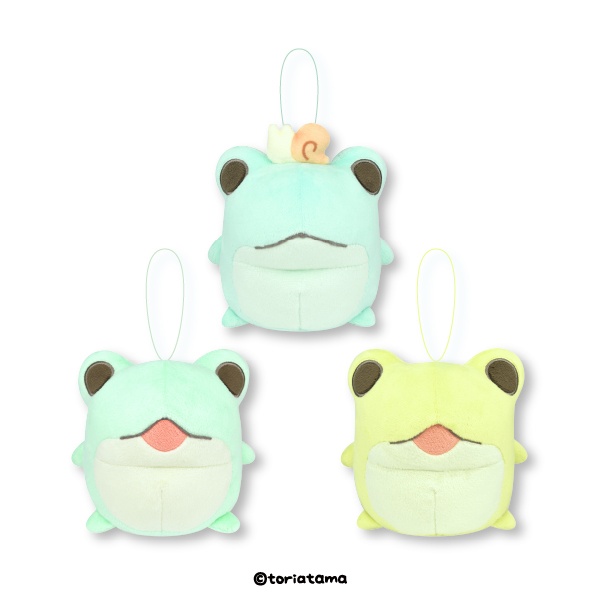 ただのかえるたち　マスコットぬいぐるみ
