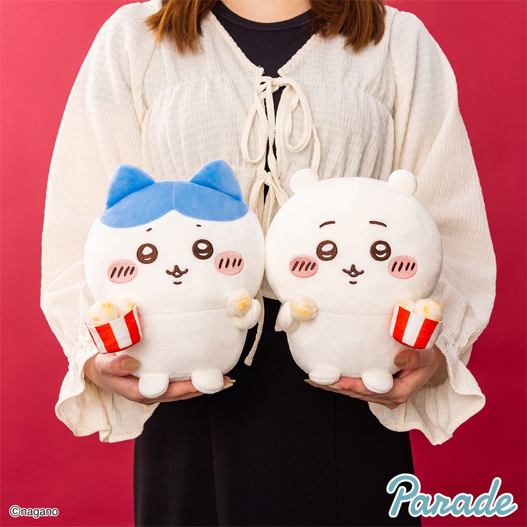 ちいかわ いっしょに食べよポップコーンぬいぐるみ 詳細イメージ