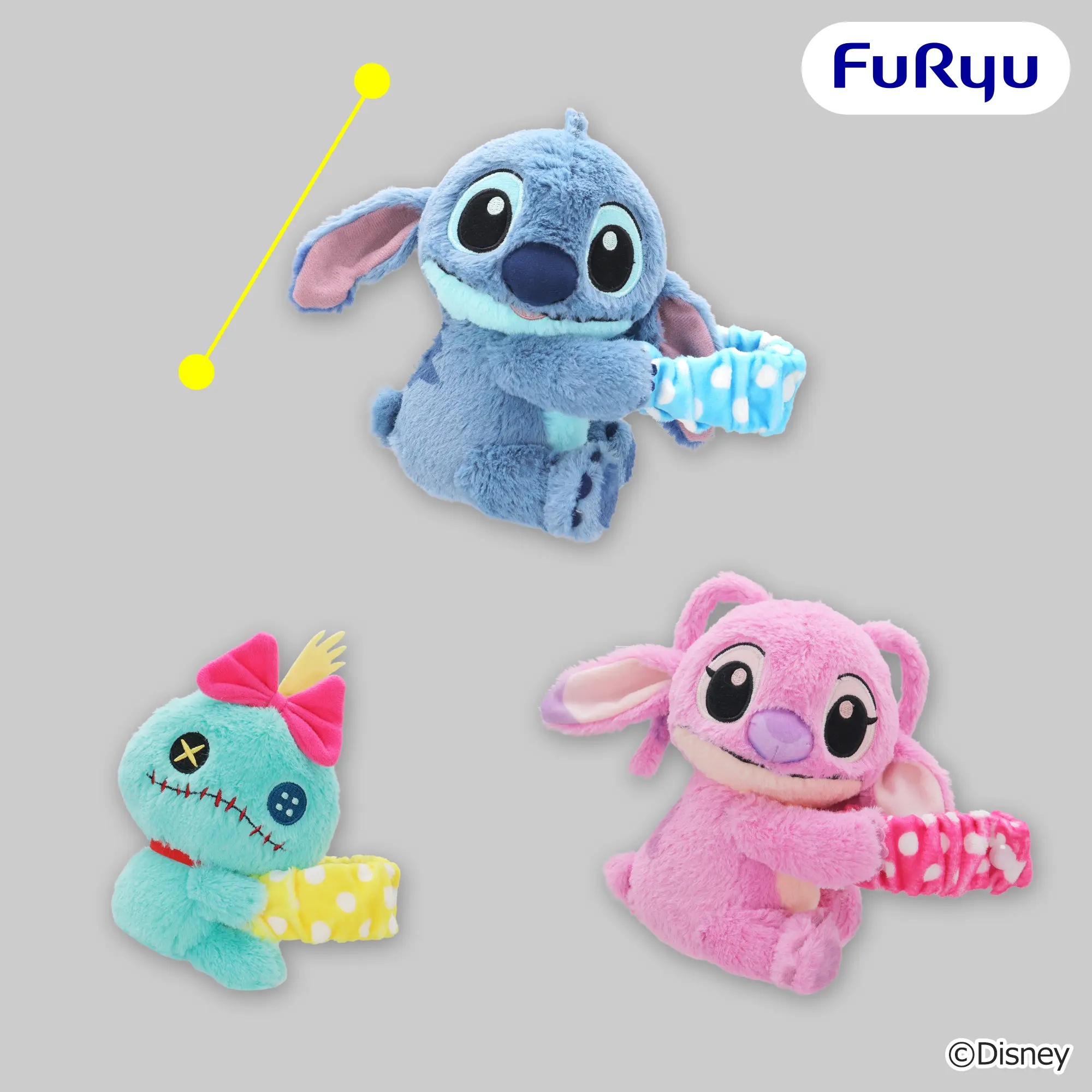 ディズニー スティッチ ぬいぐるみシュシュバンド