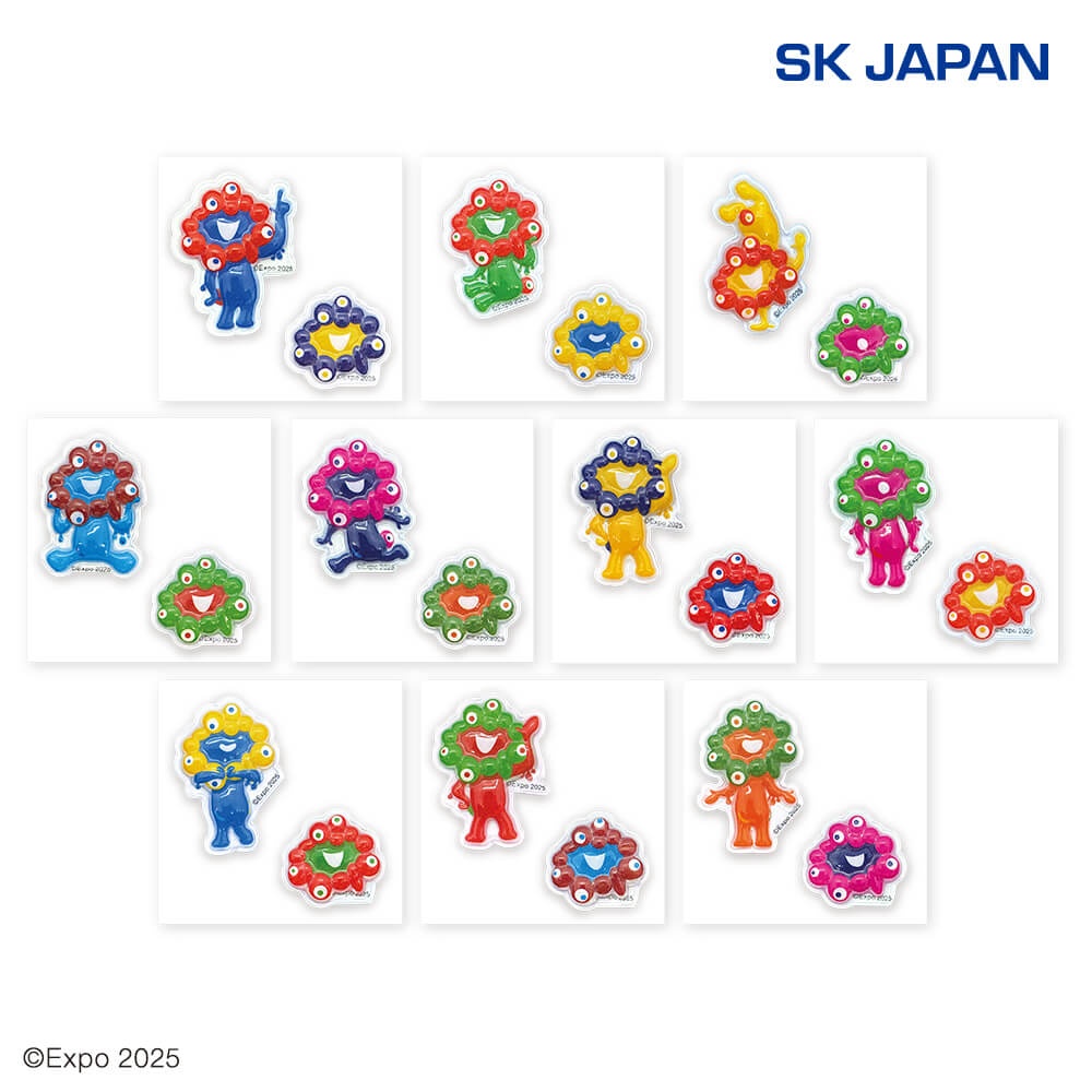EXPO2025　ミャクミャク ぷっくりシール