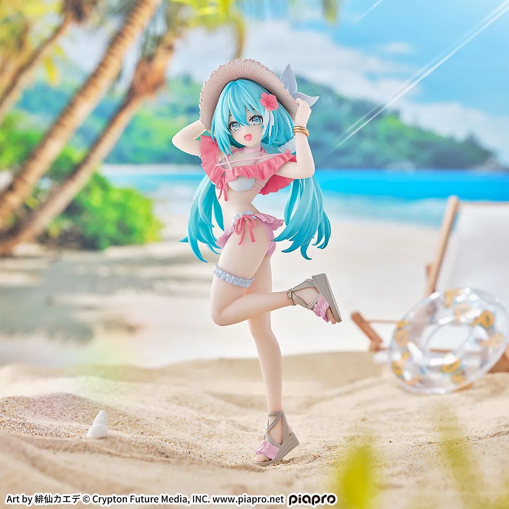 【初音ミク】南国Ver.フィギュアがオンクレに登場!緋仙カエデ氏のイラストを忠実に再現した色味に注目!【プライズ】