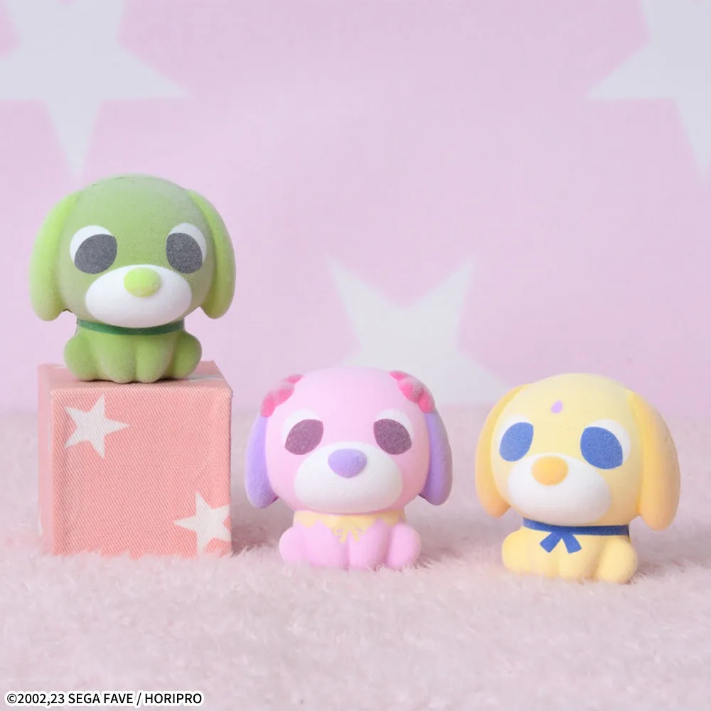 お茶犬　もちもちフロッキーマスコット