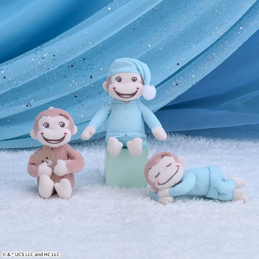 おさるのジョージ　マスコット　Baby　おやすみタイム