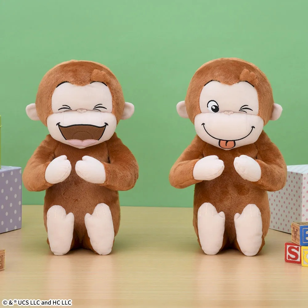 おさるのジョージ　Lぬいぐるみ　いろいろポーズVer.2