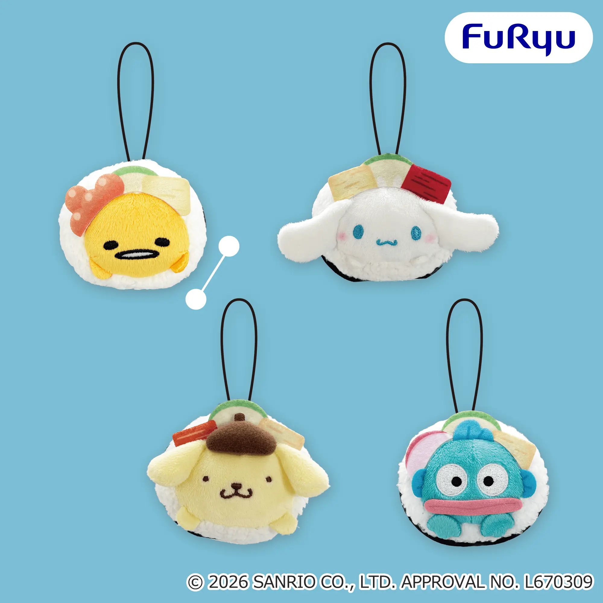 サンリオキャラクターズ 巻き寿司マスコット