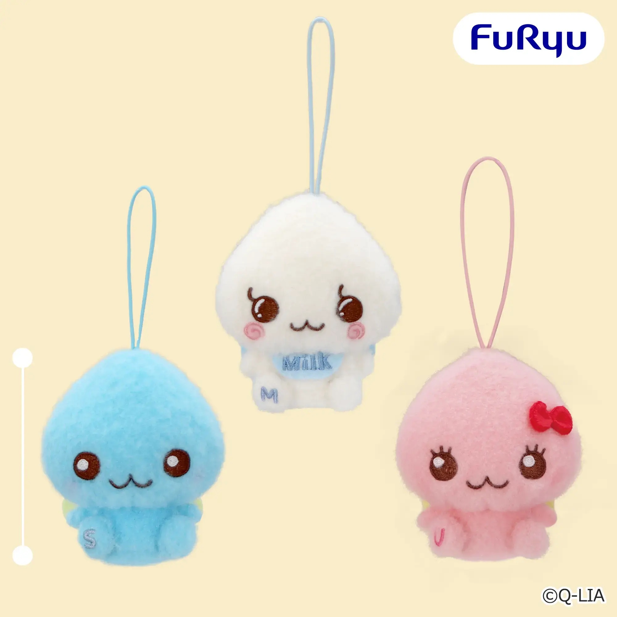 【しずくちゃん】しずくちゃんのミルキーボアマスコットがオンクレに登場!ふわふわミルキーボア素材で手触りも抜群!【プライズ】