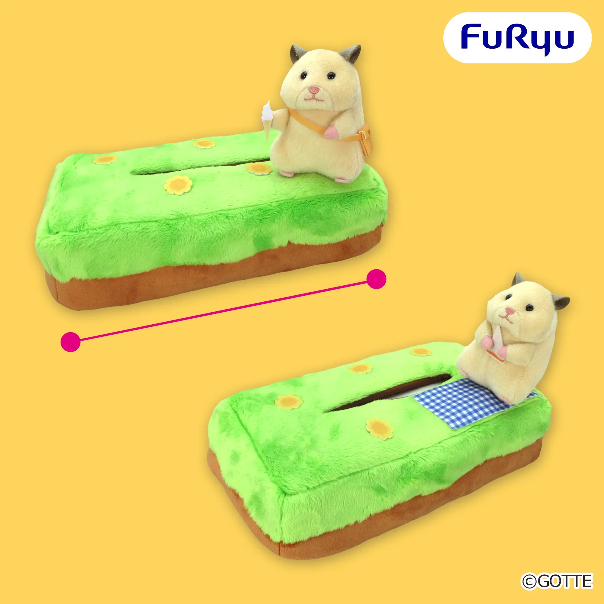 助六の日常 ティッシュボックスカバー