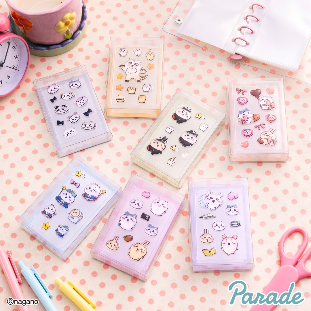 【ちいかわ】ぷくちゅるシールがオンクレに登場!ぷくっとちゅるちゅるな質感がたまらない!【プライズ】