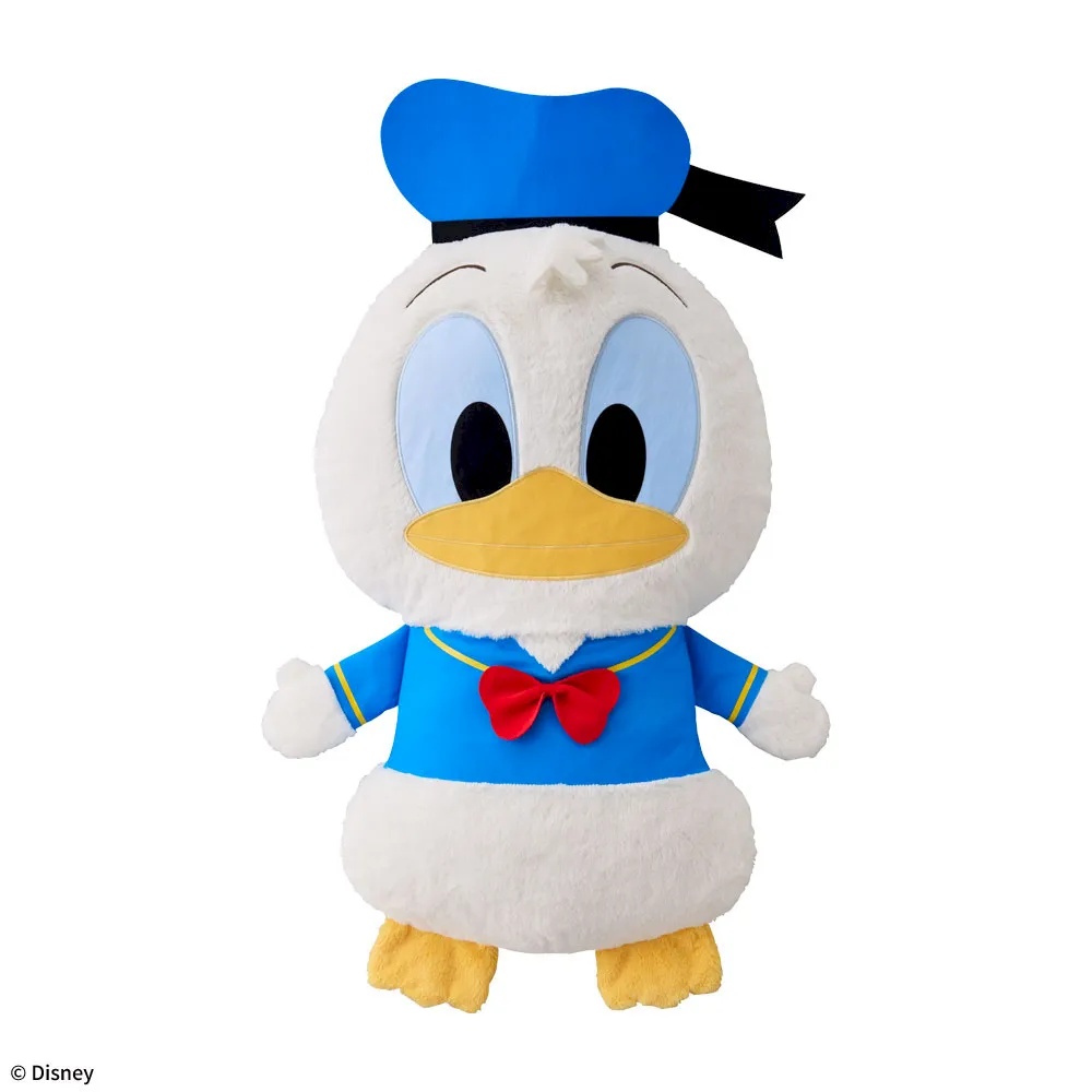 【ディズニー】ドナルドダックのでかぱるぬいぐるみがオンクレに登場!全長約63cmのビッグサイズで抱き心地も抜群!【プライズ】