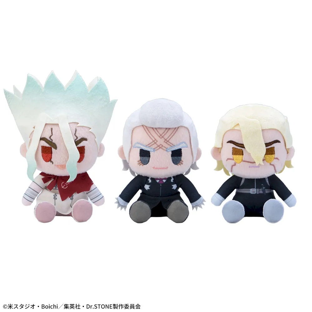 Dr.STONE】千空、ゼノ、スタンリーのミニぬいぐるみVol.2がオンクレに
