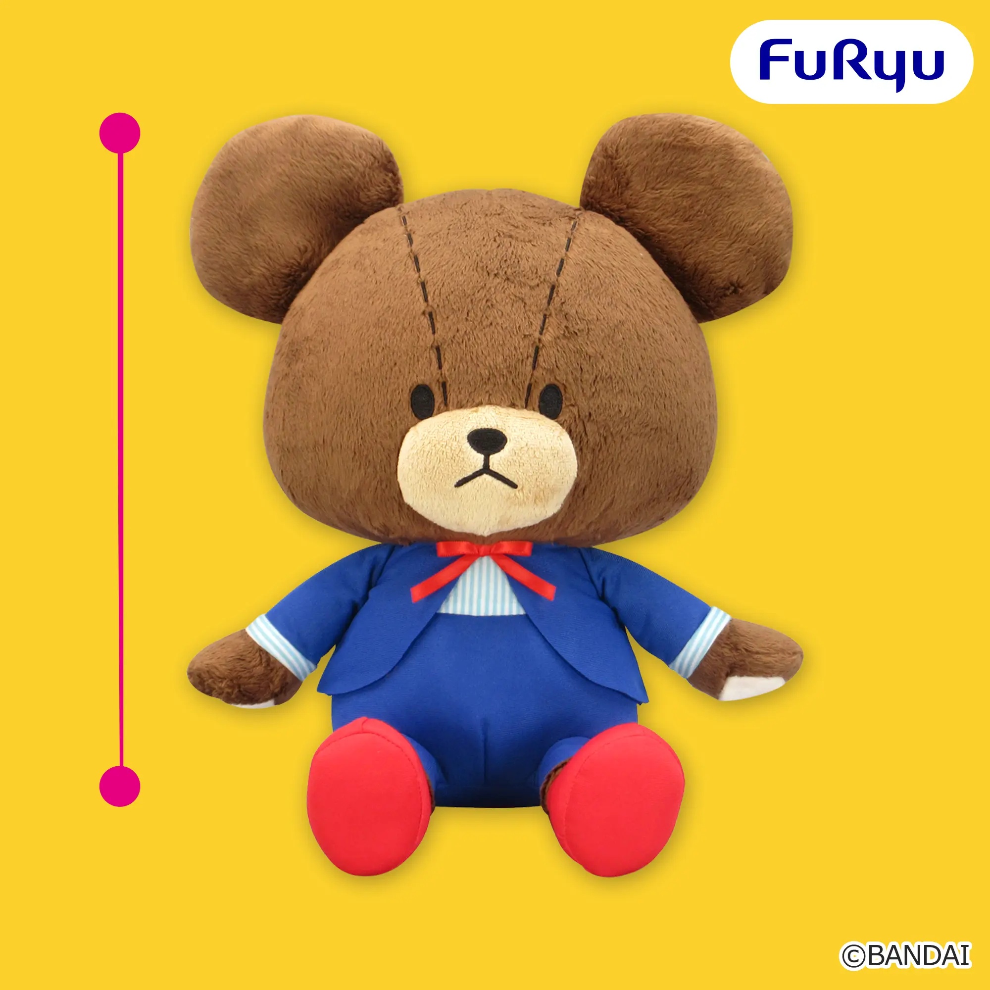【くまのがっこう】制服姿のBIGぬいぐるみがオンクレに登場!約33cmのおすわり姿がとってもキュート!【プライズ】
