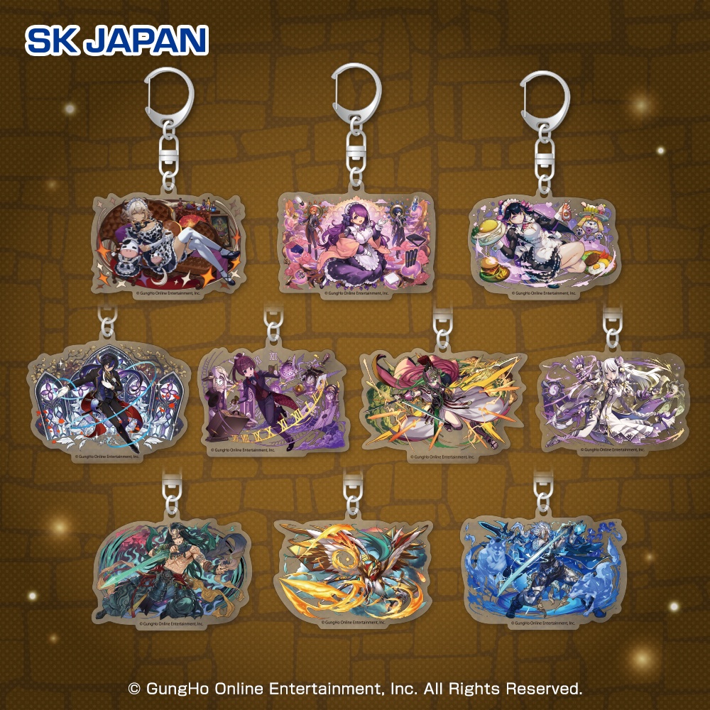 パズル&ドラゴンズ アクリルキーホルダーvol.1【ナムコ限定】