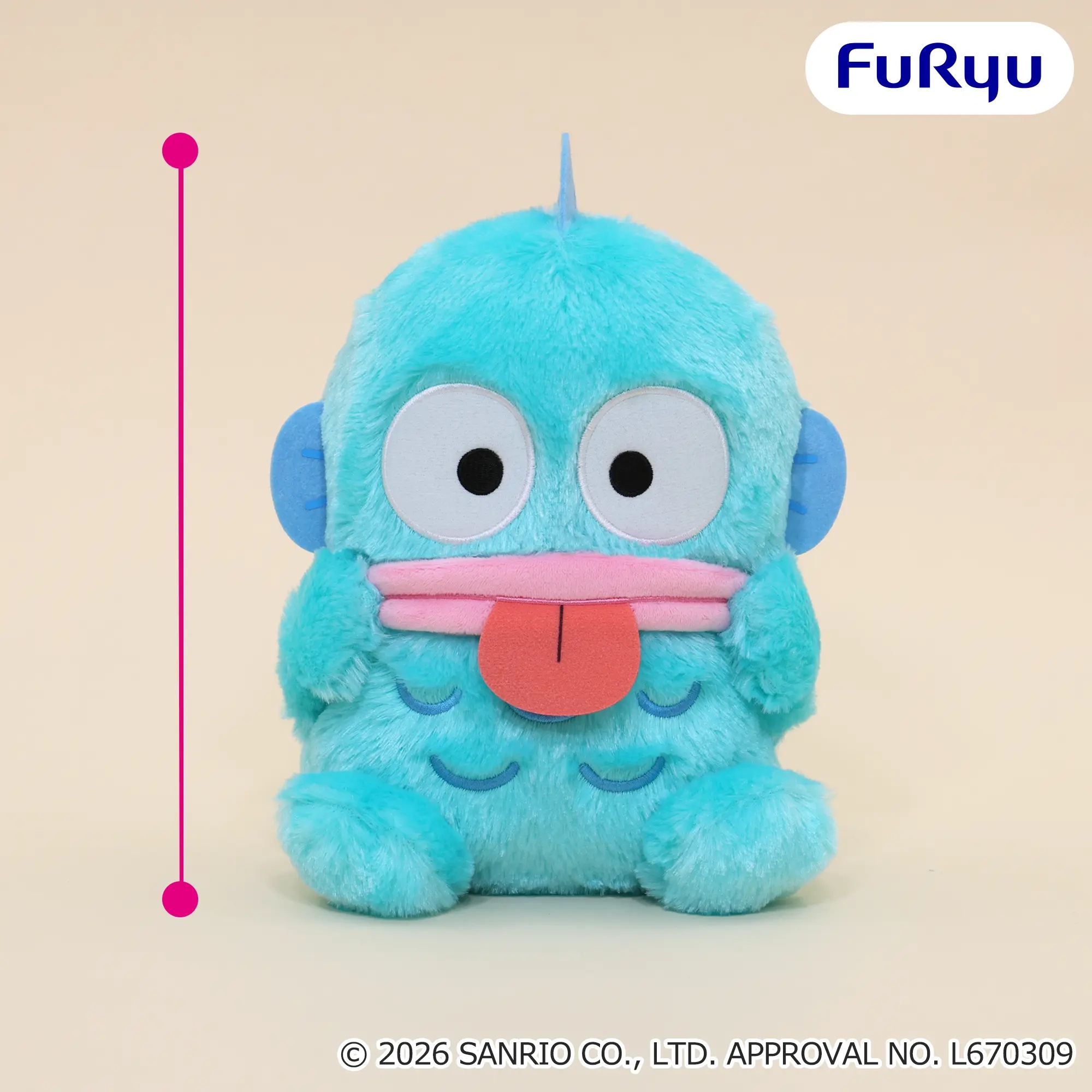 【サンリオ】あっかんべーBIGぬいぐるみがオンクレに登場!約28cmの存在感と愛らしい表情がたまらない!【プライズ】