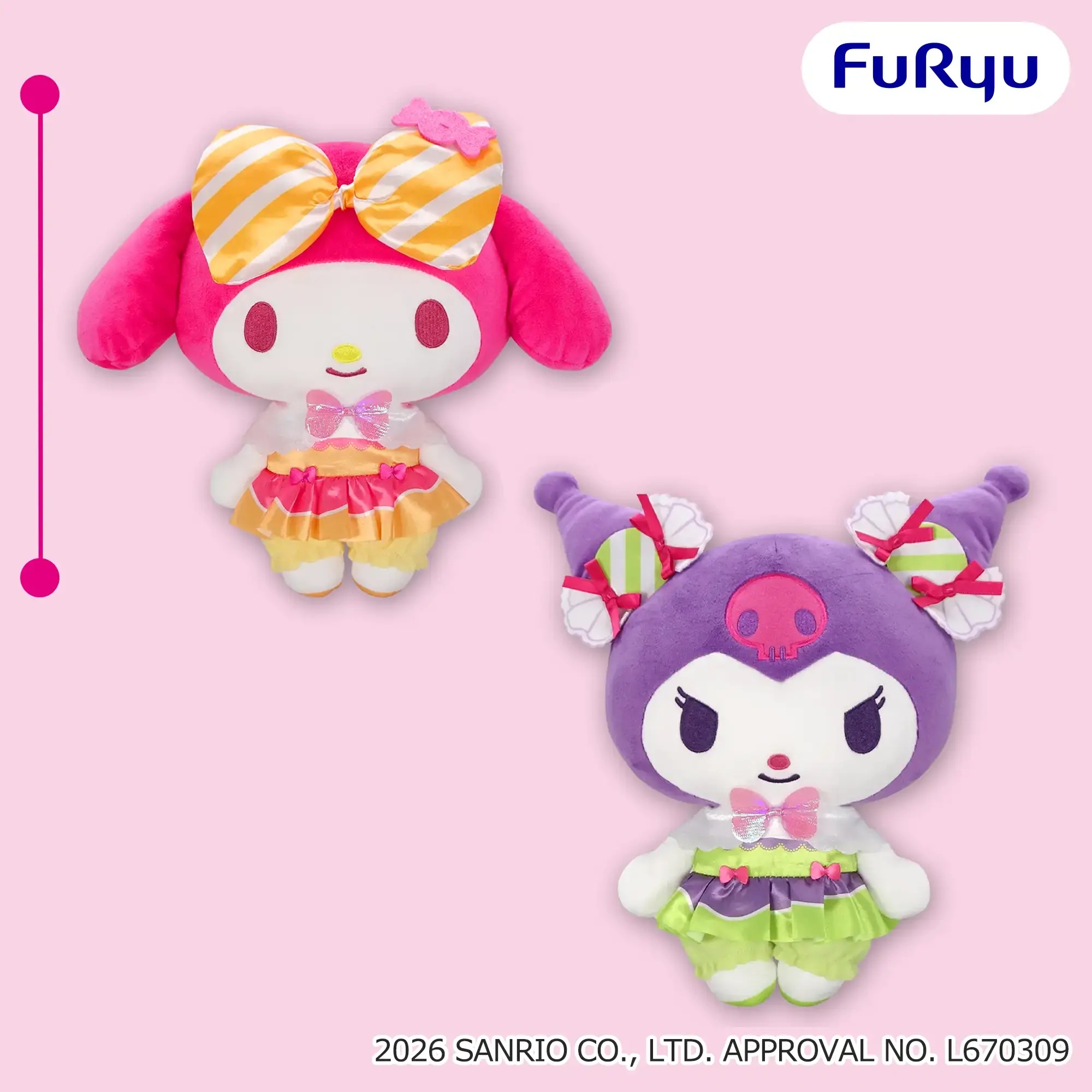 マイメロディ・クロミ ナムコdeハロウィン2026~キャンディハウスファンタジー~BIGぬいぐるみ