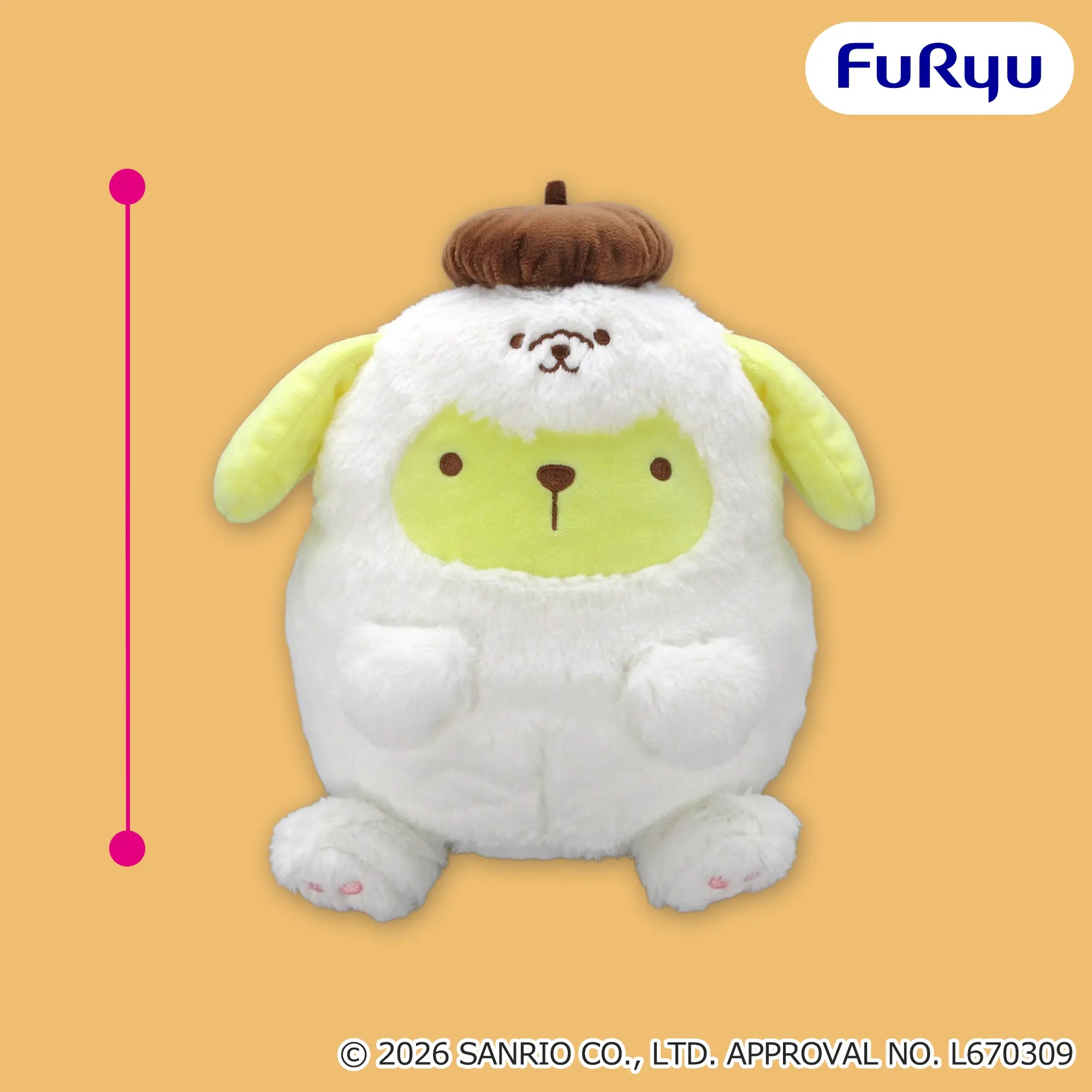 【サンリオ】ひつじの着ぐるみを着たBIGぬいぐるみがオンクレに登場!ふわふわの毛並みがたまらない可愛さ!【プライズ】