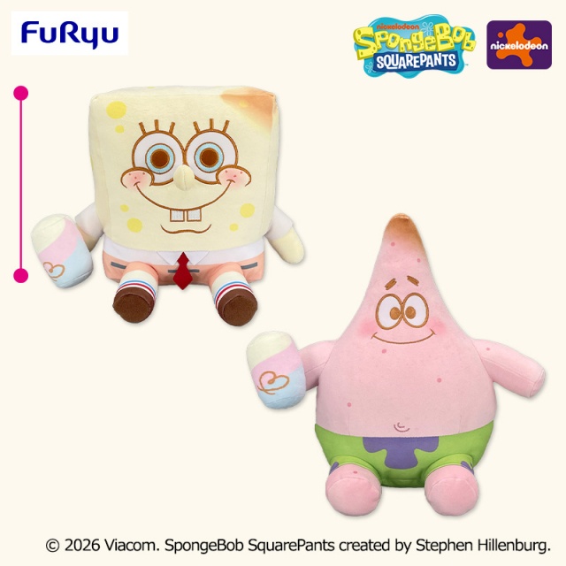 スポンジ・ボブましゅまるむBIGぬいぐるみ