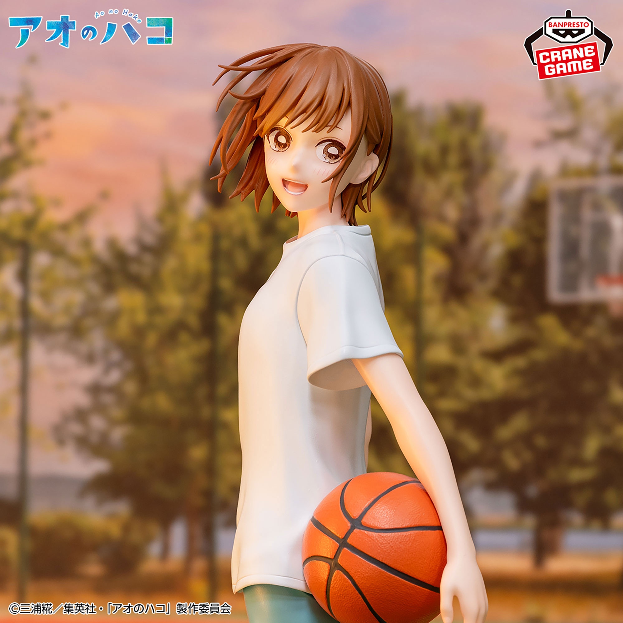 【アオのハコ】鹿野千夏のプライズフィギュアがオンクレに登場!バスケ練習中の柔らかな笑顔に注目!【プライズ】