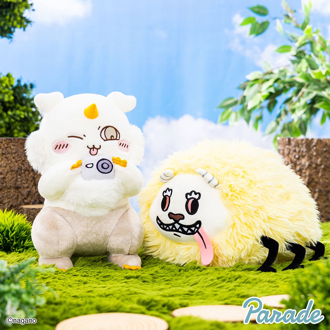 【ちいかわ】でかつよ・あのこBIGぬいぐるみがオンクレに登場！カメラを構える姿が可愛らしい全2種！【プライズ】
