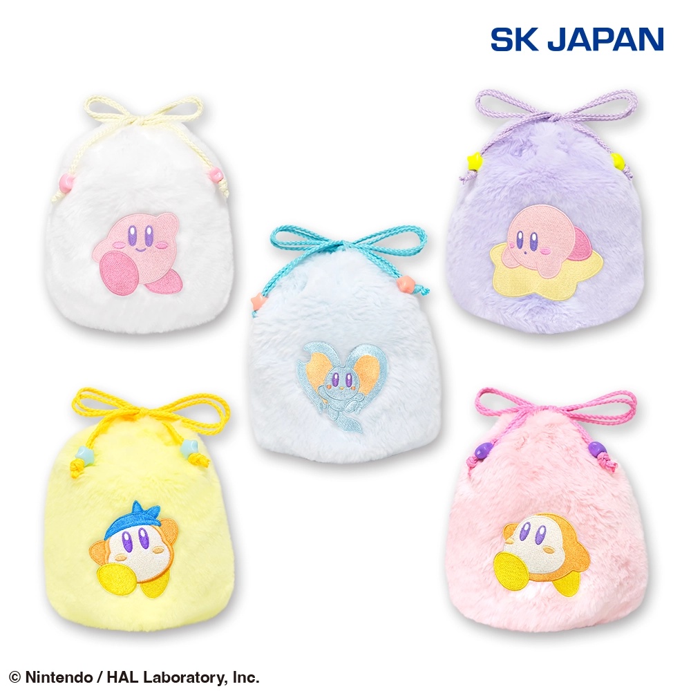 【星の星のカービィ】もこもこ巾着がオンクレに登場!ふわふわ手触りで小物入れにぴったり!【プライズ】