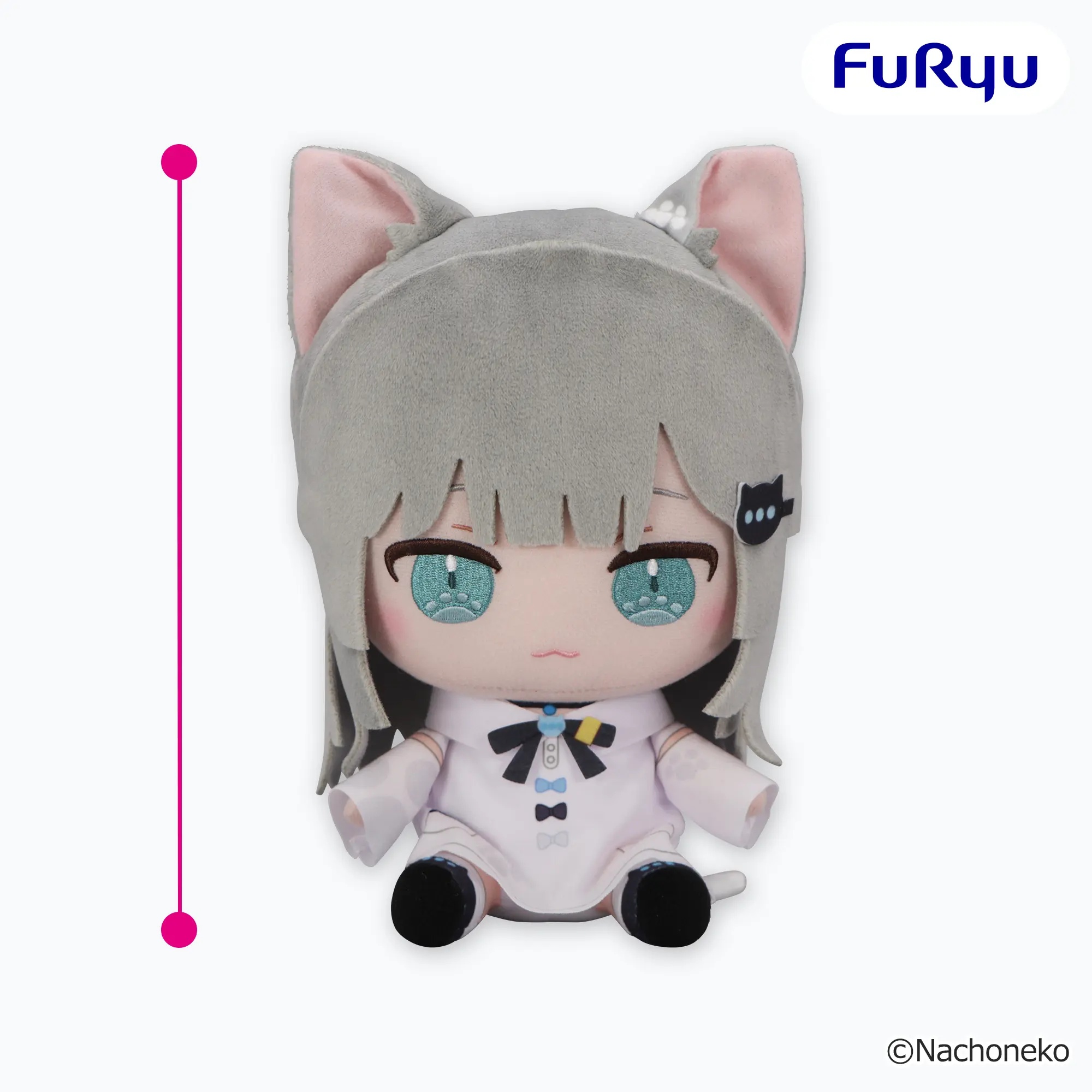 【Nachoneko】BIGぬいぐるみがオンクレに登場！大きな猫耳と瞳がたまらない！【プライズ】