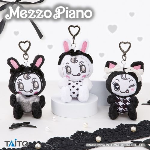 【ナルミヤキャラクターズ】モノトーンのぬいぐるみマスコットがオンクレに登場!大人可愛いデザインで全3種ラインナップ!【プライズ】