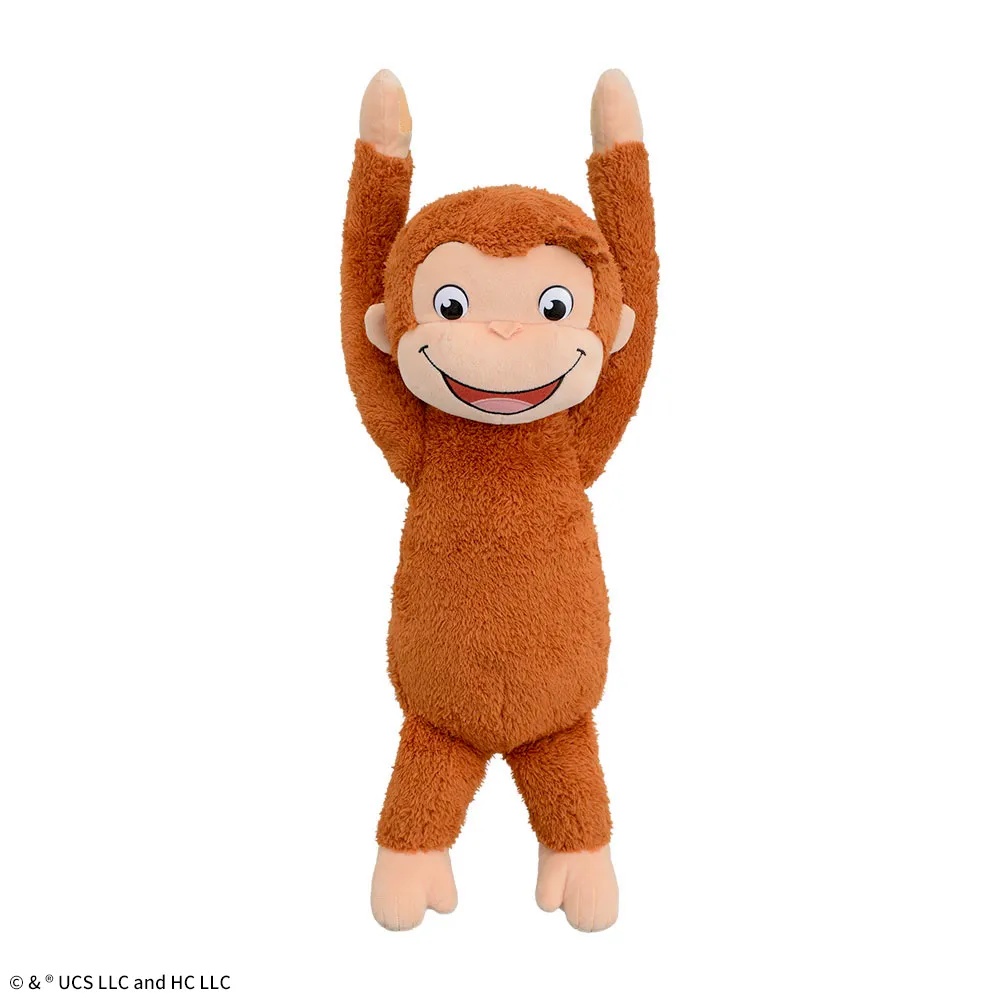 おさるのジョージ　LLぬいぐるみ　だきつき 仕様イメージ