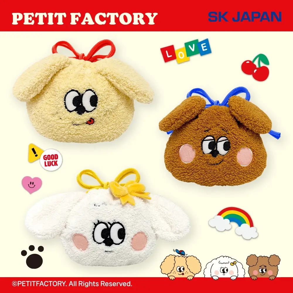 PETIT FACTORY フェイス巾着