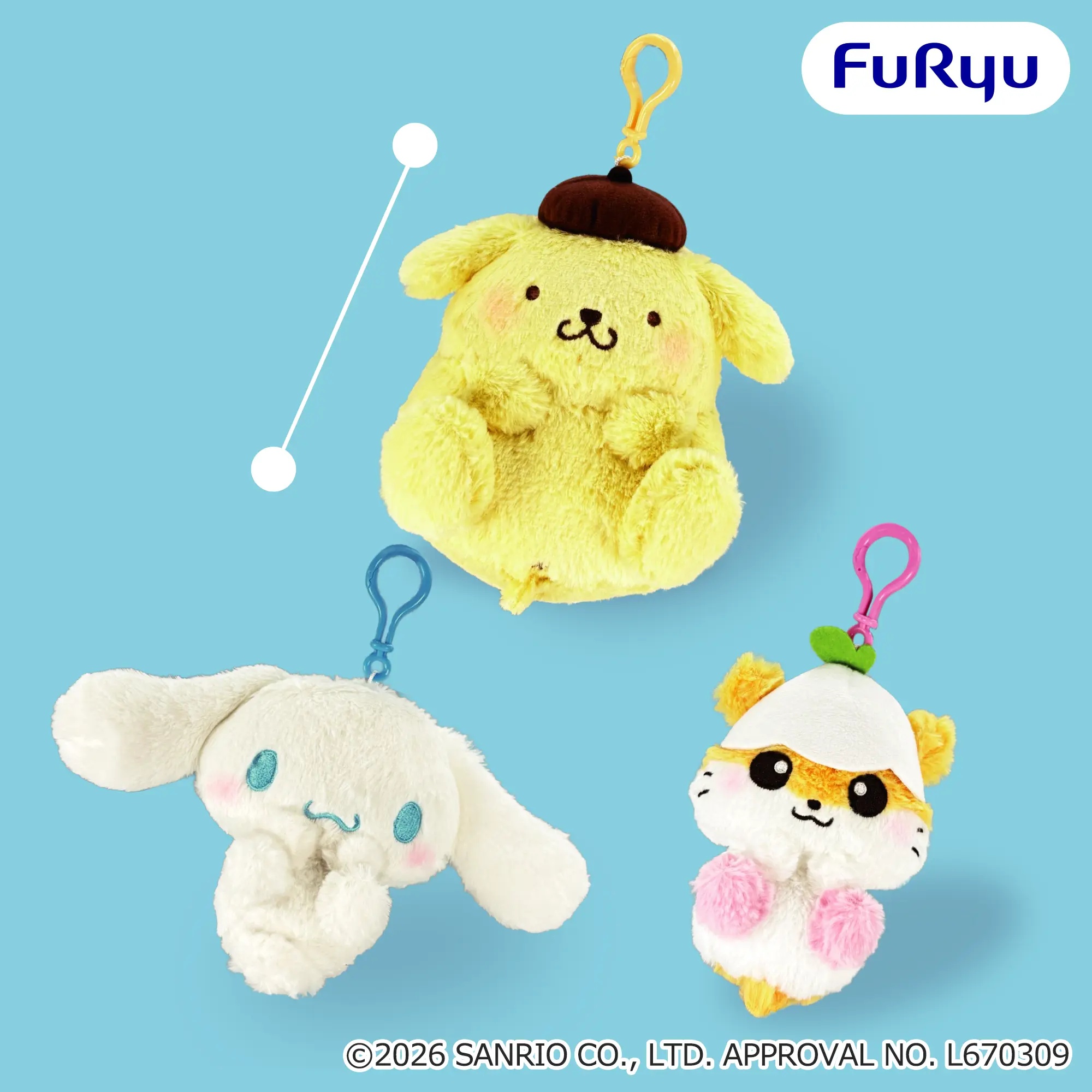 【サンリオ】ポムポムプリンたちがオンクレに登場!コロンと可愛い「COROCOくりっぴぃぬいぐるみ」で癒されよう!【プライズ】