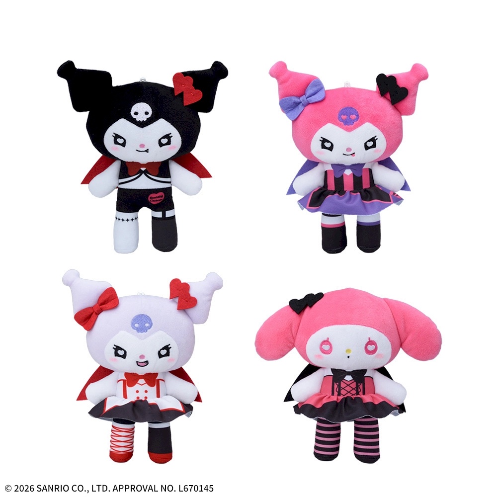 【サンリオ】クロミとマイメロディのぬいぐるみがオンクレに登場！足長デザインとSparkling Celebrateアートが魅力的！【プライズ】