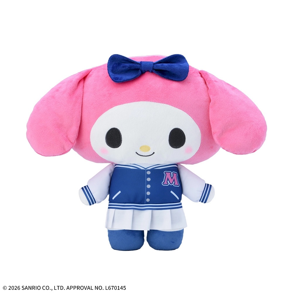 【サンリオ】マイメロディのBIGぬいぐるみがオンクレに登場！スタジャン姿がとってもキュート！【プライズ】