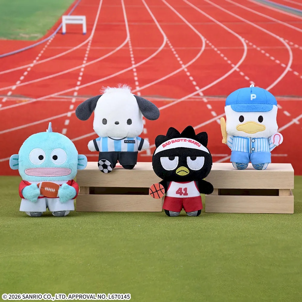 【サンリオ】ゆるかわサンリオキャラクターズのスポーツマスコットがオンクレに登場!スポーツを楽しむ姿がとってもキュート!【プライズ】