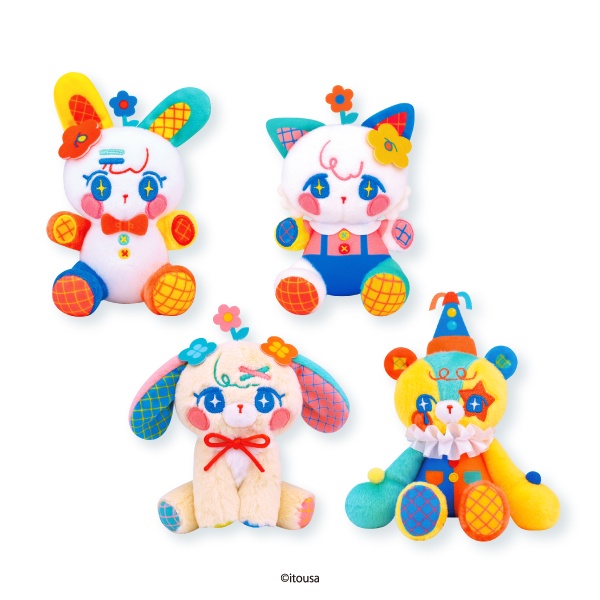 【SunnyTails】Sunny Bunnyたちがオンクレに登場!カラフルでキュートなマスコットぬいぐるみは全4種!【プライズ】