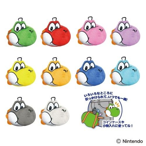 【スーパーマリオ】カラフルヨッシーのちびリュックがオンクレに登場！全10種の豊富なカラーで持ち歩きたくなる可愛さ！【プライズ】