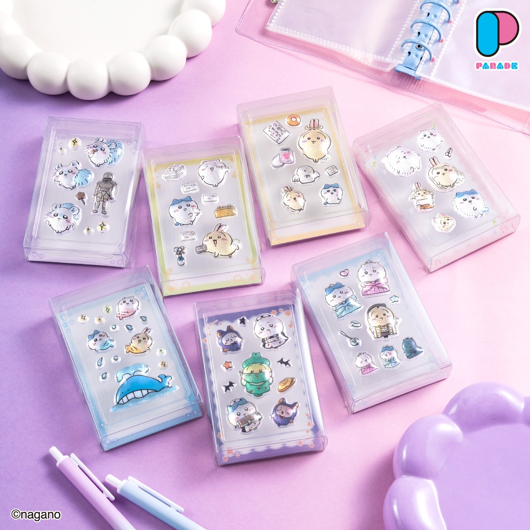 【ちいかわ】ぷくちゅるシール第3弾がオンクレに登場！ホログラムと立体感がたまらない！【プライズ】