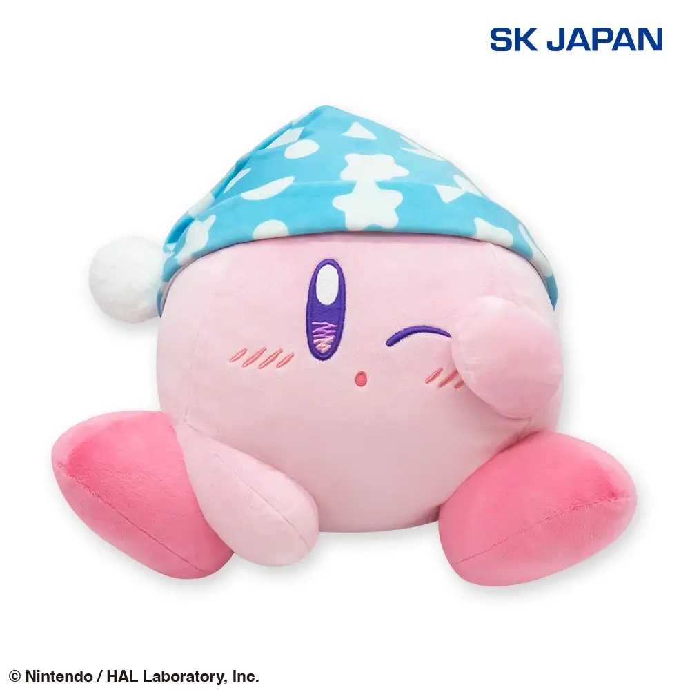 【星のカービィ】カービィのおはようBIGぬいぐるみがオンクレに登場！うとうと目をこする姿がたまらない！【プライズ】